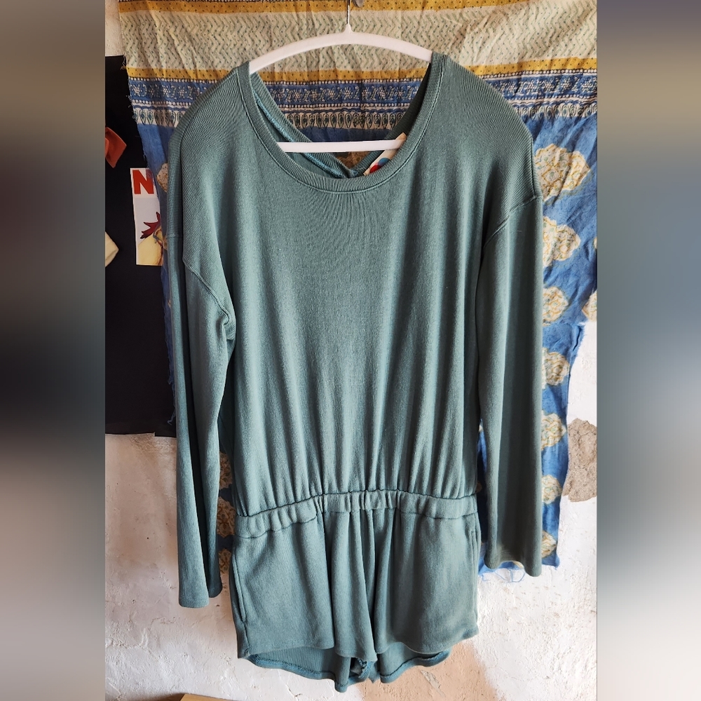 Free People sweater romper